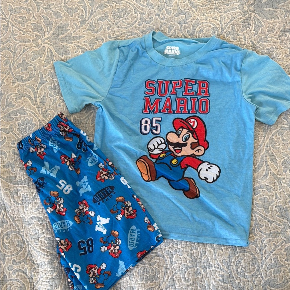 Nintendo Kids Pajamas Set - Blue